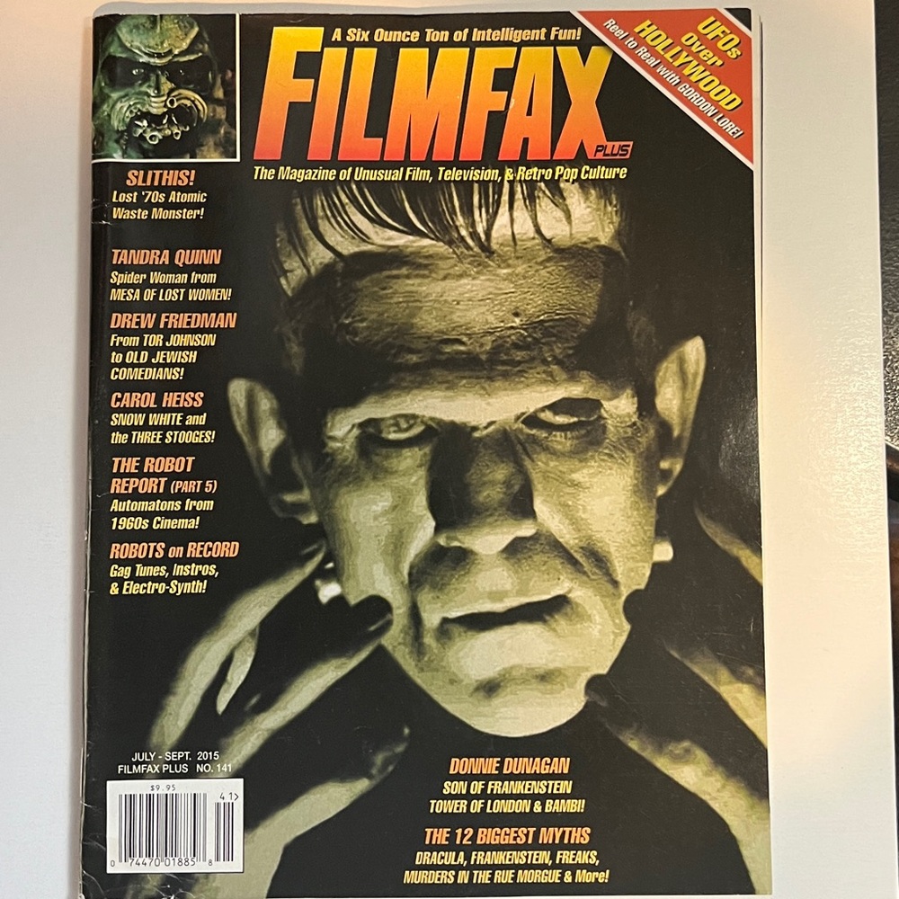 Frankenstein Filmfax Magazine 2015 #141 Monster